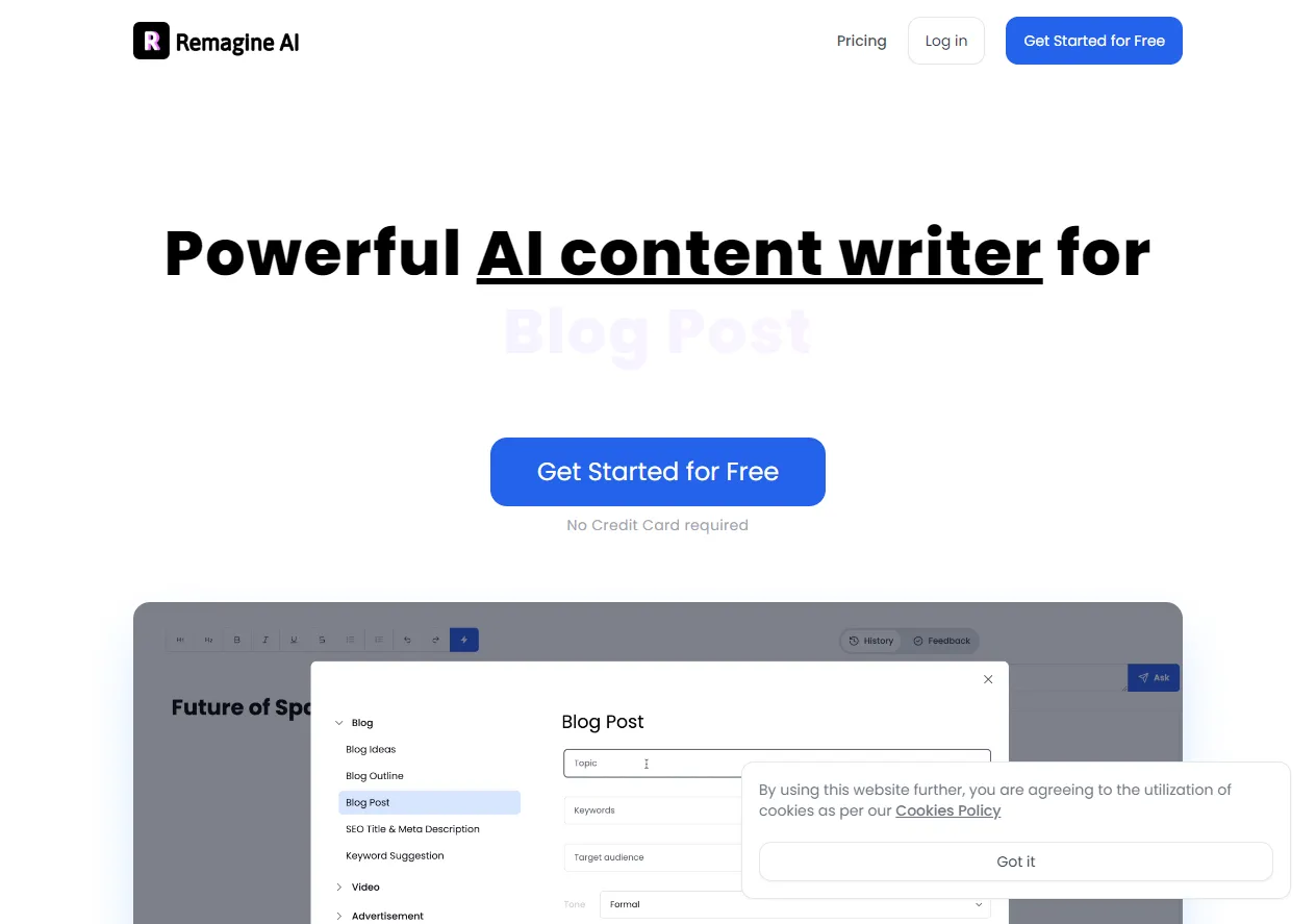 Remagine AI تصویر