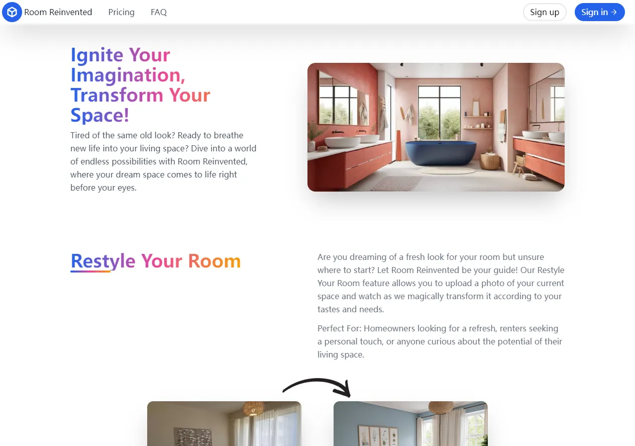 بررسی کامل Room Reinvented - اسکرین‌شات و تصویر رابط کاربری